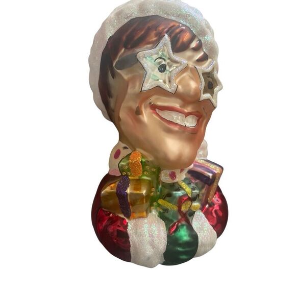 Christopher Radko Hand Blown Glass Christmas Ornament Sir Elton John *read - Picture 5 of 11